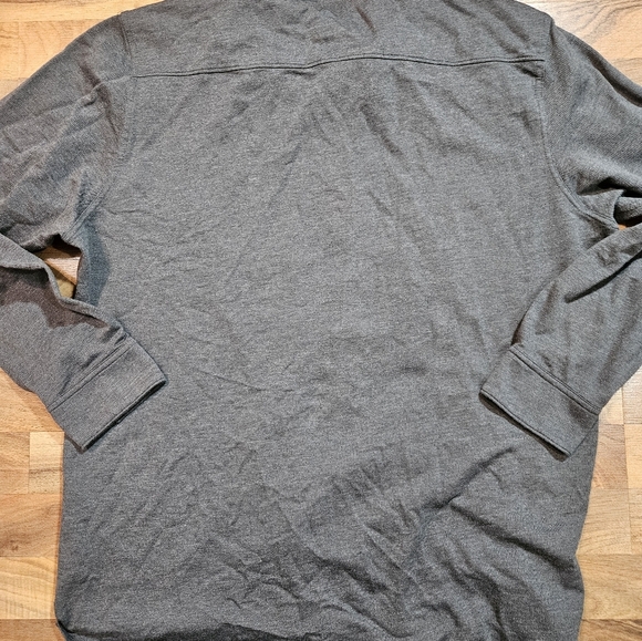 Travis Mathew Button-Down Shirt Gray Mens XXL Long Sleeve - Picture 11 of 11